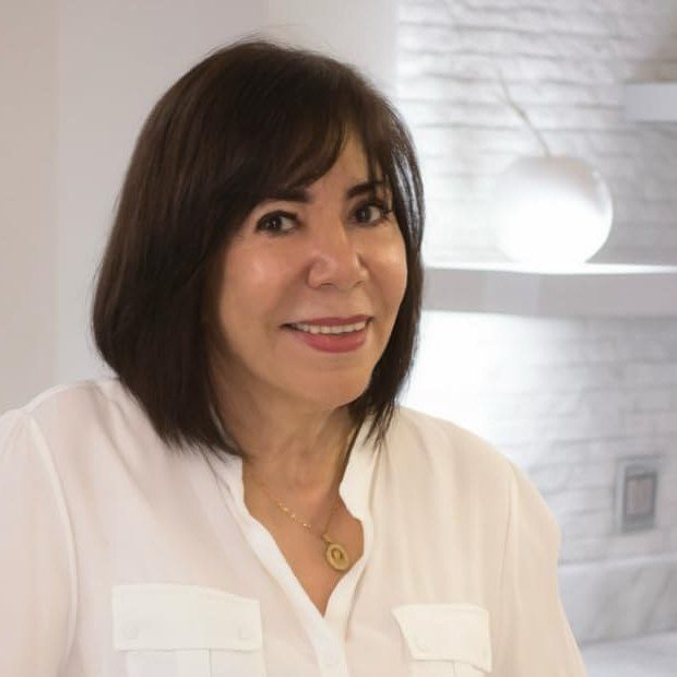 Marcela Moukel en su cocina